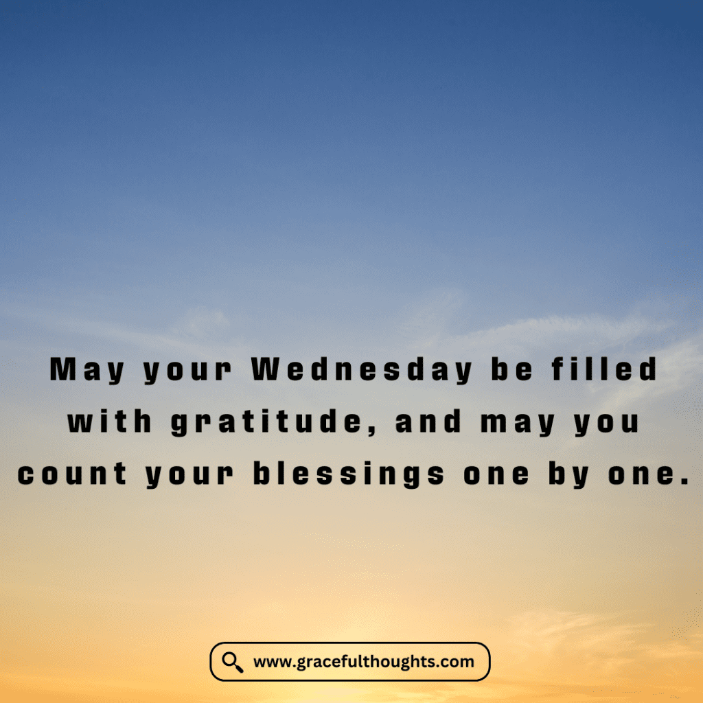 Wednesday blessing